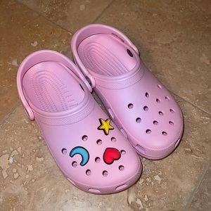 Womens Pink Classic Crocs